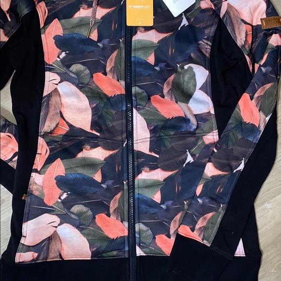 ☃️ Roxy Frost Technical Zip-Up Hoodie Sherpa ☃️ - Picture 6 of 7